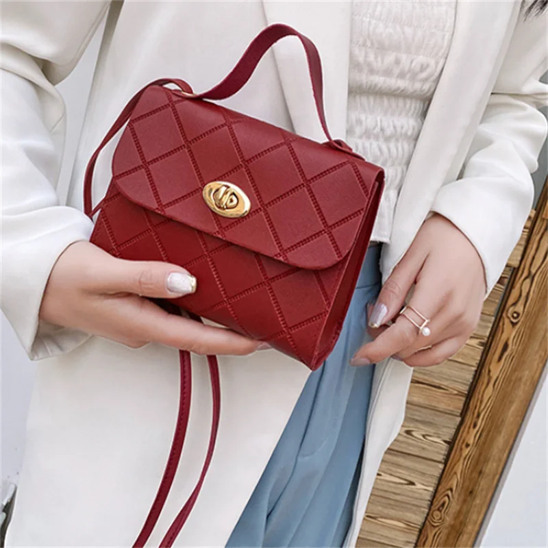 Petit sac messager pour femme, sac à main à bandoulière, initié à la mode, dames, tendance féminine, 2024