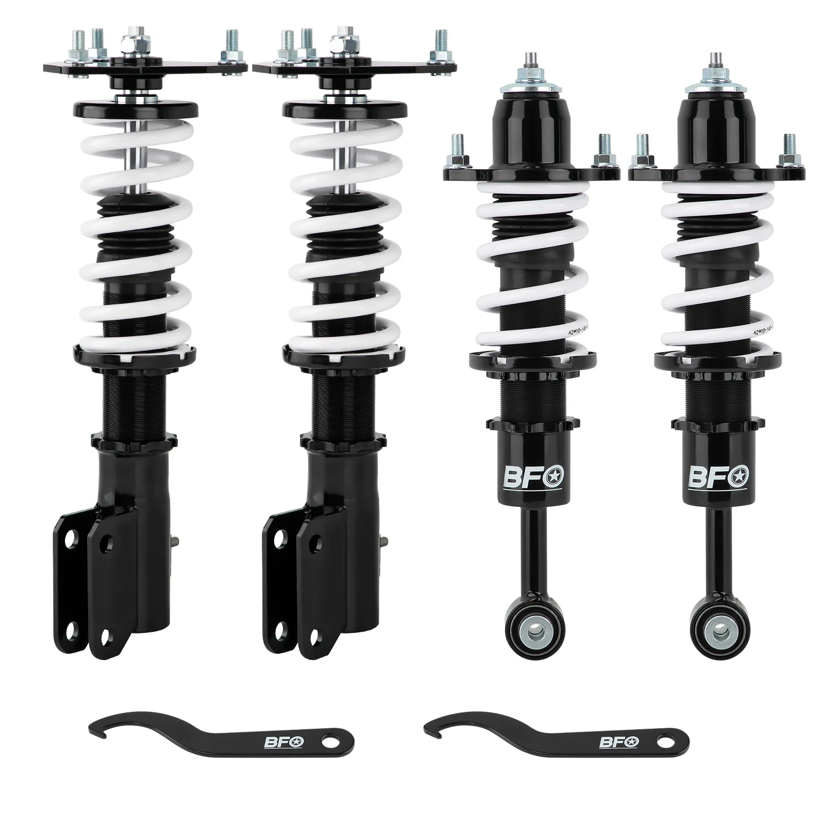 BFO Adjustable Coilovers Shock Spring Kit For Mitsubishi Lancer FWD 2002-2006 Coilovers Shock Suspension Kit