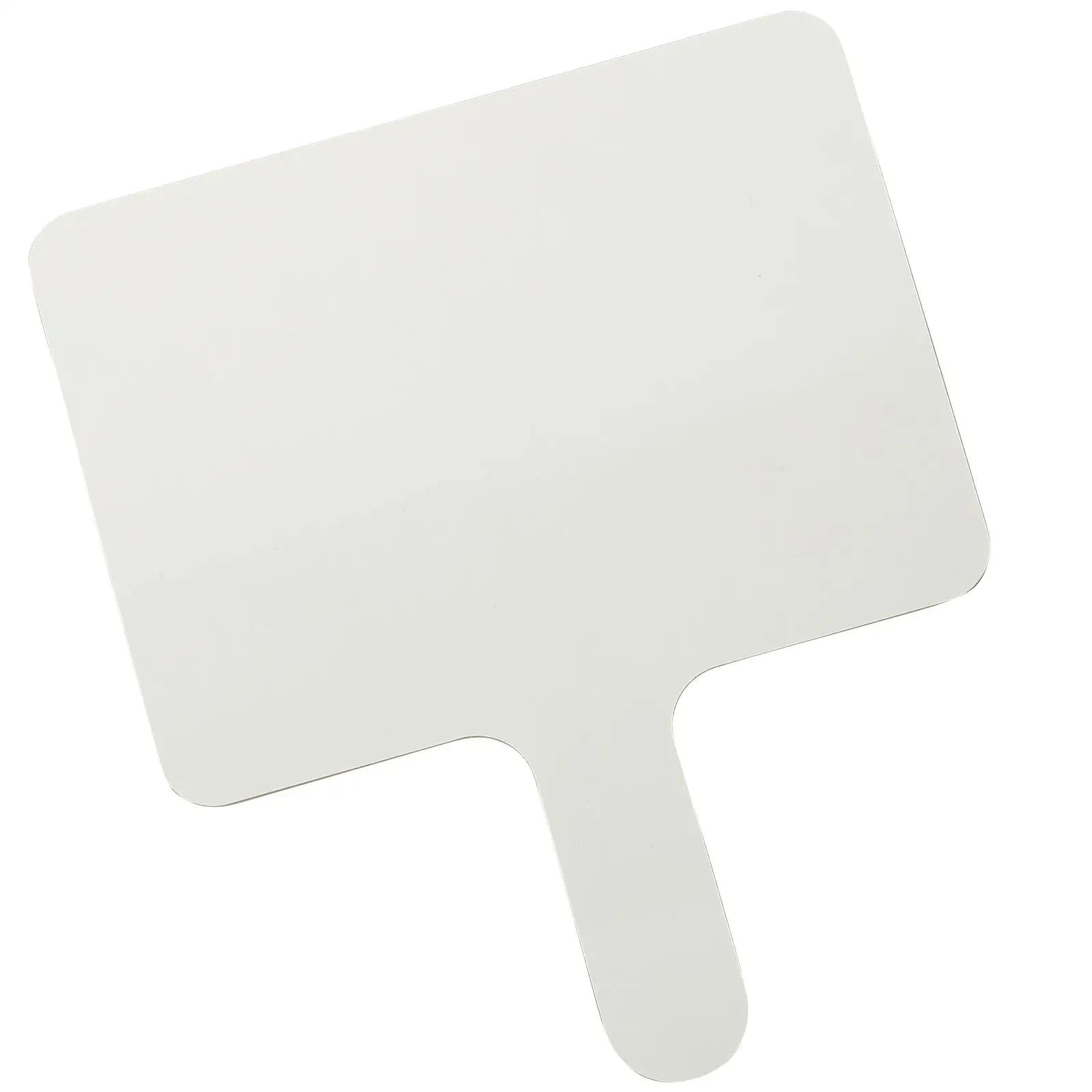 

Handheld White Dry Erase Board Small Blank Paddle Auction Dry Erase Learning Reusable Answer Classroom Students Children