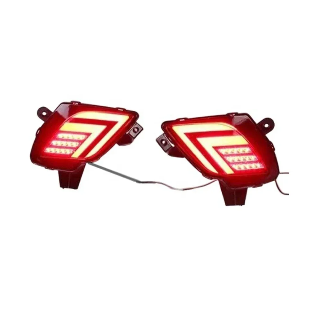 1 set For Mazda CX-5 CX5 2013 2014 2015 2016 Car LED Bumper Rear Light Brake Lamp Back Fog Light warning Light