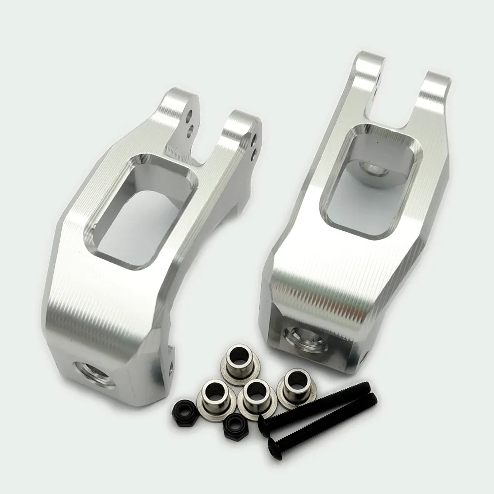 Aluminum Front Caster Blocks C-Hubs for Traxxas 1/8 Sledge 9532