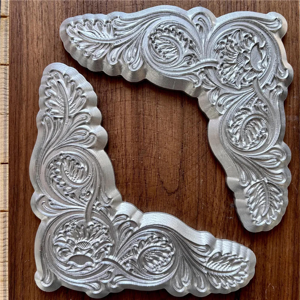 

Набор из 2 шт. 3D-штампов для тиснения кожи с дизайном «Солнечный цветок», пресс-формы для резьбы, из алюминиевого сплава, инструменты для рукоделия