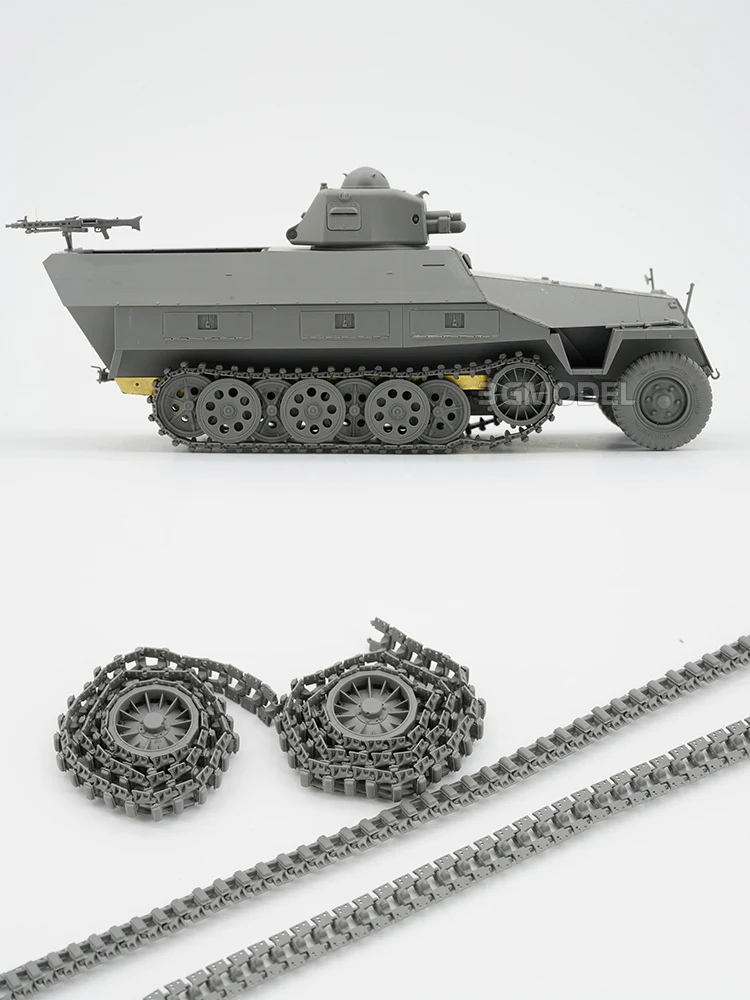 Kit Modelo de Montagem Fronteira, BT-042 SD.KFZ.251Ausf.D, Torre R35, Pistola APXR SA18 37mm, 1 35