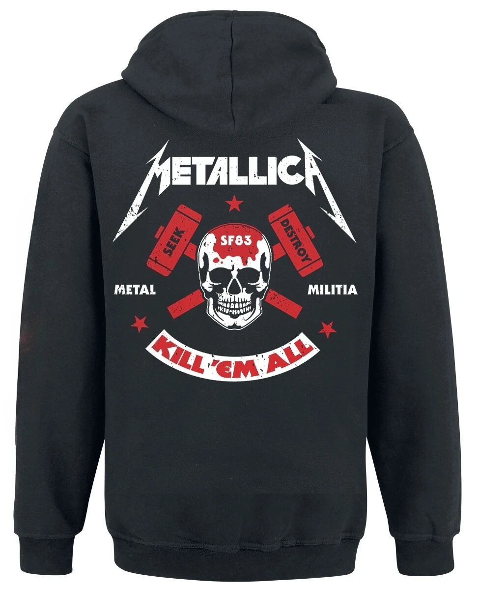 Kill 'Em All - Skull _ Metallica Hoodie 2026 الخريف والشتاء الفاخرة الراقية لكل من الرجال والنساء أعلى Y2k #3