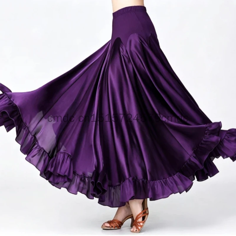 Modern Dance Dress Dance Big Swing Half Body Dance Dress National Standard Dance Dress Social Dance Performance Long Dress