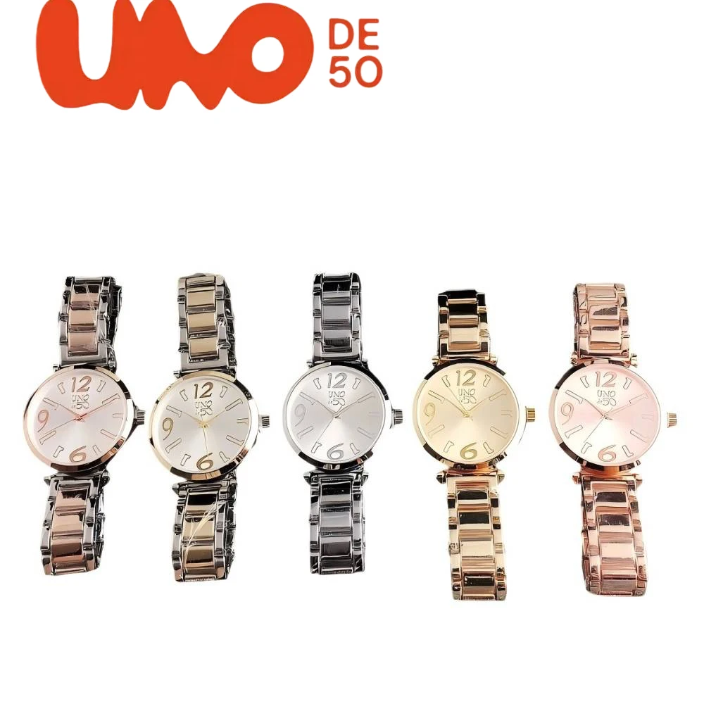 UNOde50 Statement Watch: Silver & 24K Gold-Plated | Discounted Luxury For Instant Charm Upgrade