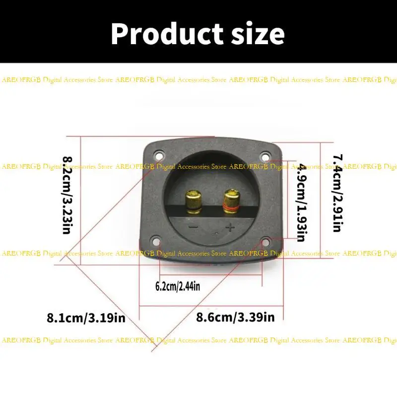 E21E 2PCS Home Car Stereo Subwoofer -Stecker 2 -Wege -Lautsprecherbox