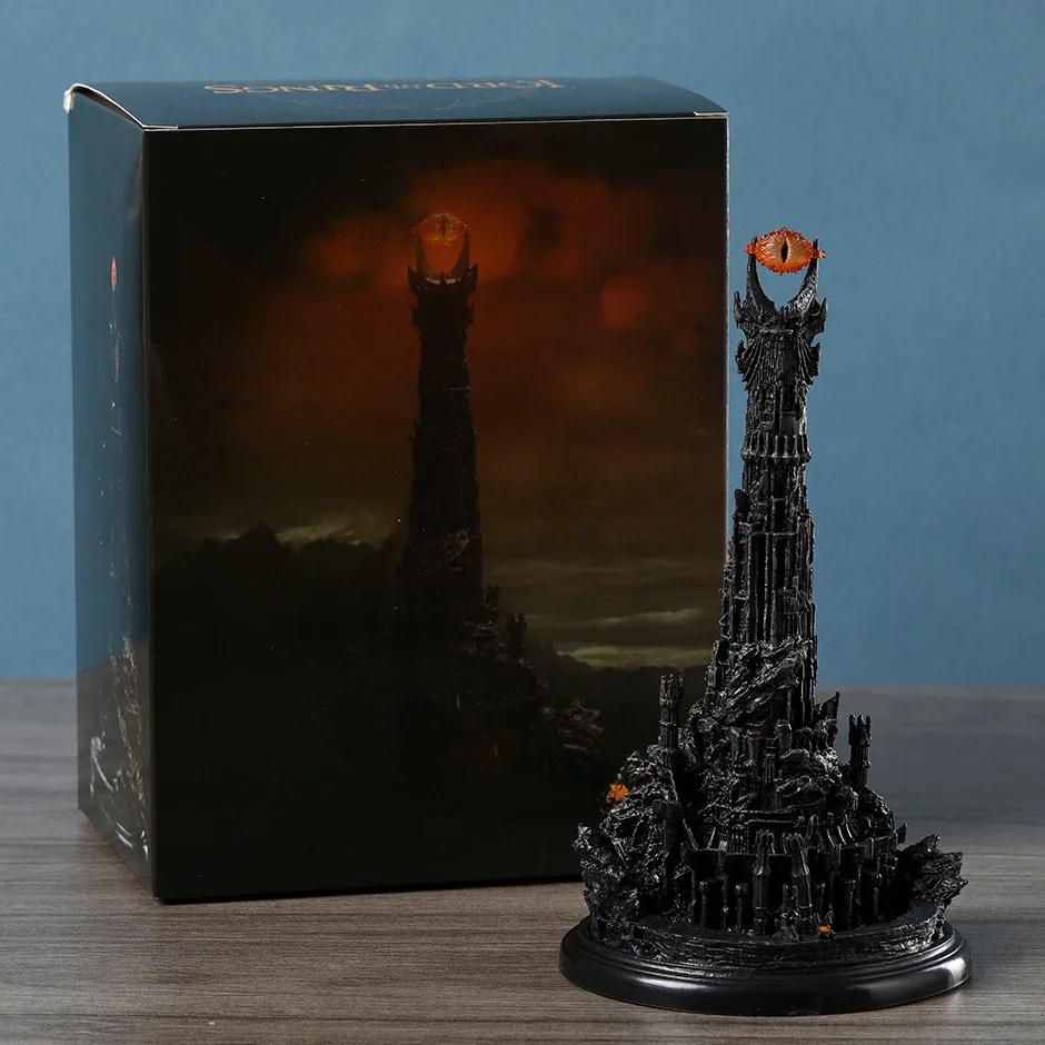 Sauron Barad-dur Dark Tower Figure Collectible Model Toy Desktop Doll