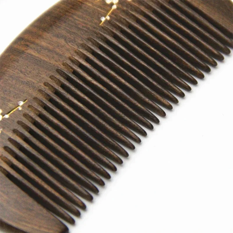 New Portable Wooden Hair Comb Anti-static Head Massage Combs Pocket Styling Comb for Women Hair Brush Hair Styling Accessories