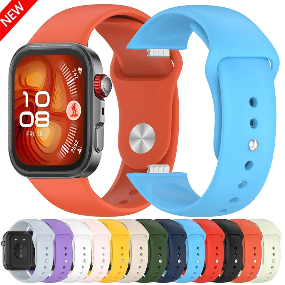 Weiches Silikonarmband für Huawei Watch Fit 4/3, bequemes Smartwatch, atmungsaktives Armband für Huawei Watch Fit 4 Pro, Zubehör