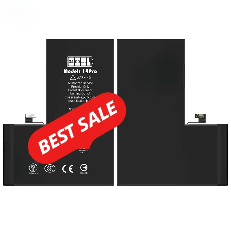 A2890/A2650/A2889 for IPhone14Pro  Phone Battery No Pop-up Interruptions Health 100% Replacement Bateria Grade A Cell with Tools