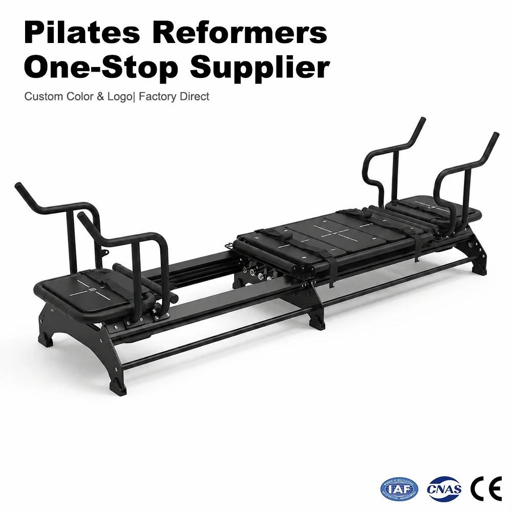 High-end Megepro Commercial Mege Reformer Durable Aluminum Alloy Pilates Reformer Machine Multi-functional Resistance Spring