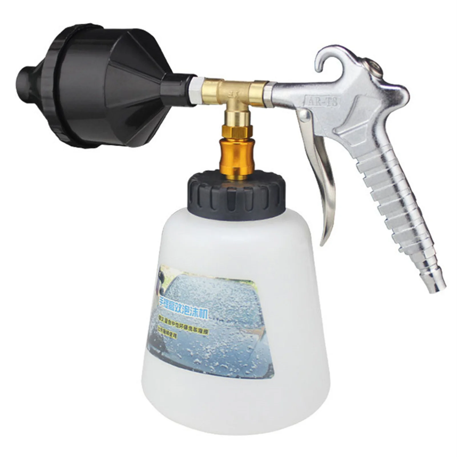 A New Pneumatic High Pressure Alloy Foam Gun Spray Tank Car Tornado Cleaning Gun Beauty Car Wash Tools New Foam Spray Auto Parts