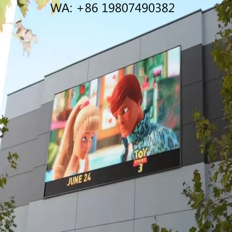 

P5 Outdoor Fixed LED Cabinet 4K Ultra HD Screen Wall Mount Display For Building Exterior Commercial Advertising
