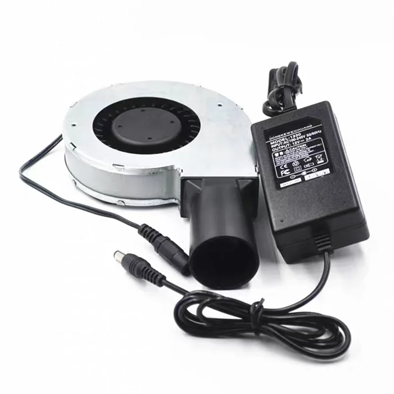 

11028 Blower 12V2A Metal Shell With Large Air Volume Suitable For Barbecue Stove Wood Stove With Speed Regulator