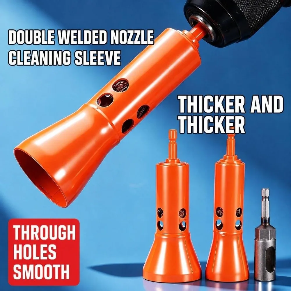 Thick Steel Weld Nozzle Cleaner Through Hole Drill Mount Weld Tip Tool Hex Shank Quick Install Welding Accessory Workshop Use