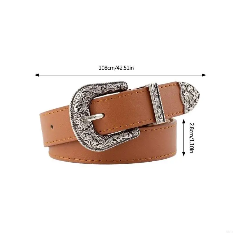 M6CD سلسلة الخصر منحوتة مشبك حزام من البولي يوريثان للنساء الحفلات الراقصة المرحلة وحفلات النادي ملابس غير رسمية مجوهرات الخصر #6