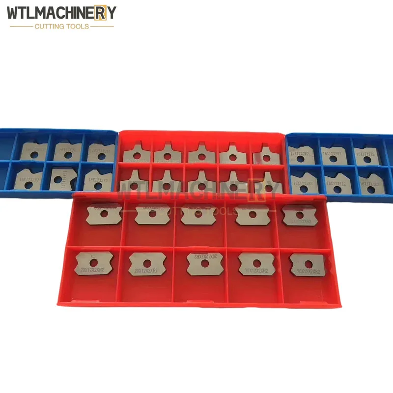 Imagem -05 - Lâminas de Raspador de Borda Fresa Faca de Acabamento Acessórios para Máquinas de Madeira 20x12x2 10 Pcs