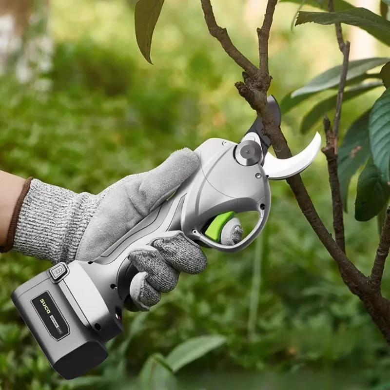 

High Power Electric Pruning Shears Fruit Tree High Branch Pruning Garden Power Tools Adjustable Portable Professional Scissors