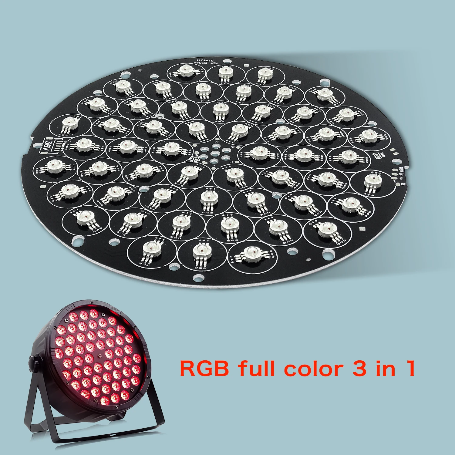 Led Lamp bead for 54x3w RGB 3in1 Led par Light or 54x1w RGB 3in1 Par Light Stage Light Repair Accessories