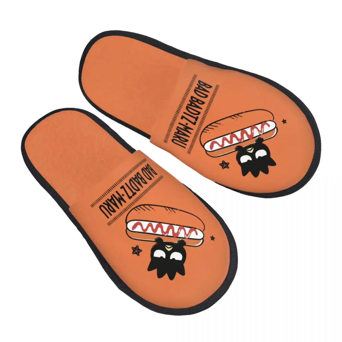 

Женские домашние тапочки с принтом BADBADTZ-MARU, уютные теплые пушистые тапочки из пены с эффектом памяти, домашняя уличная обувь