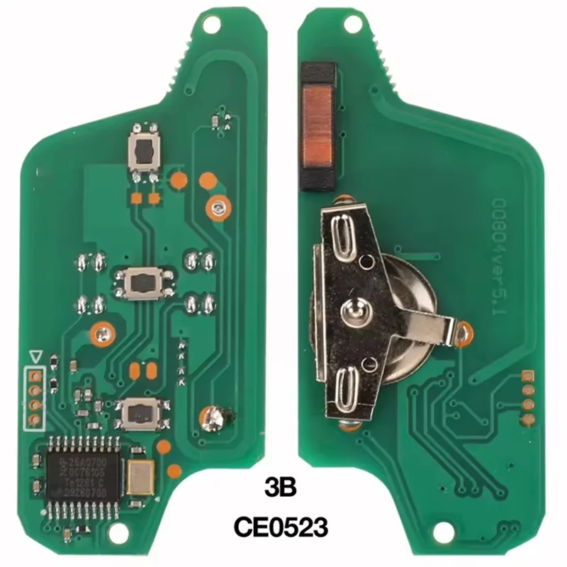 Placa de circuito chave remota ID46 CE0523 para Citroen C2 C3 C4 Picasso para 207 408 307 308 408 ASK