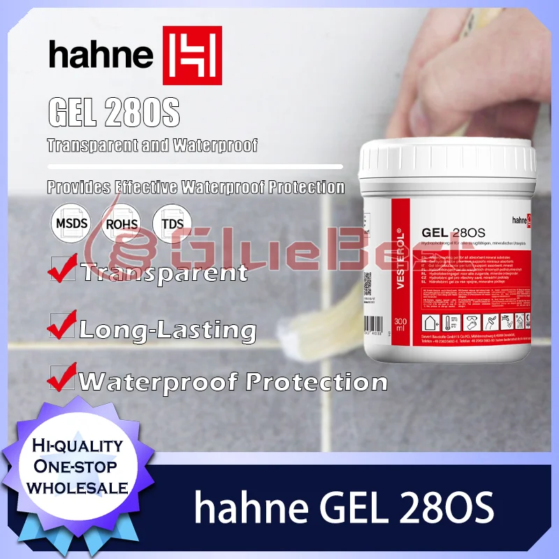

Hahne GEL 28OS Transparent Waterproof Gel for Protective Coating and Surface Application Original Product