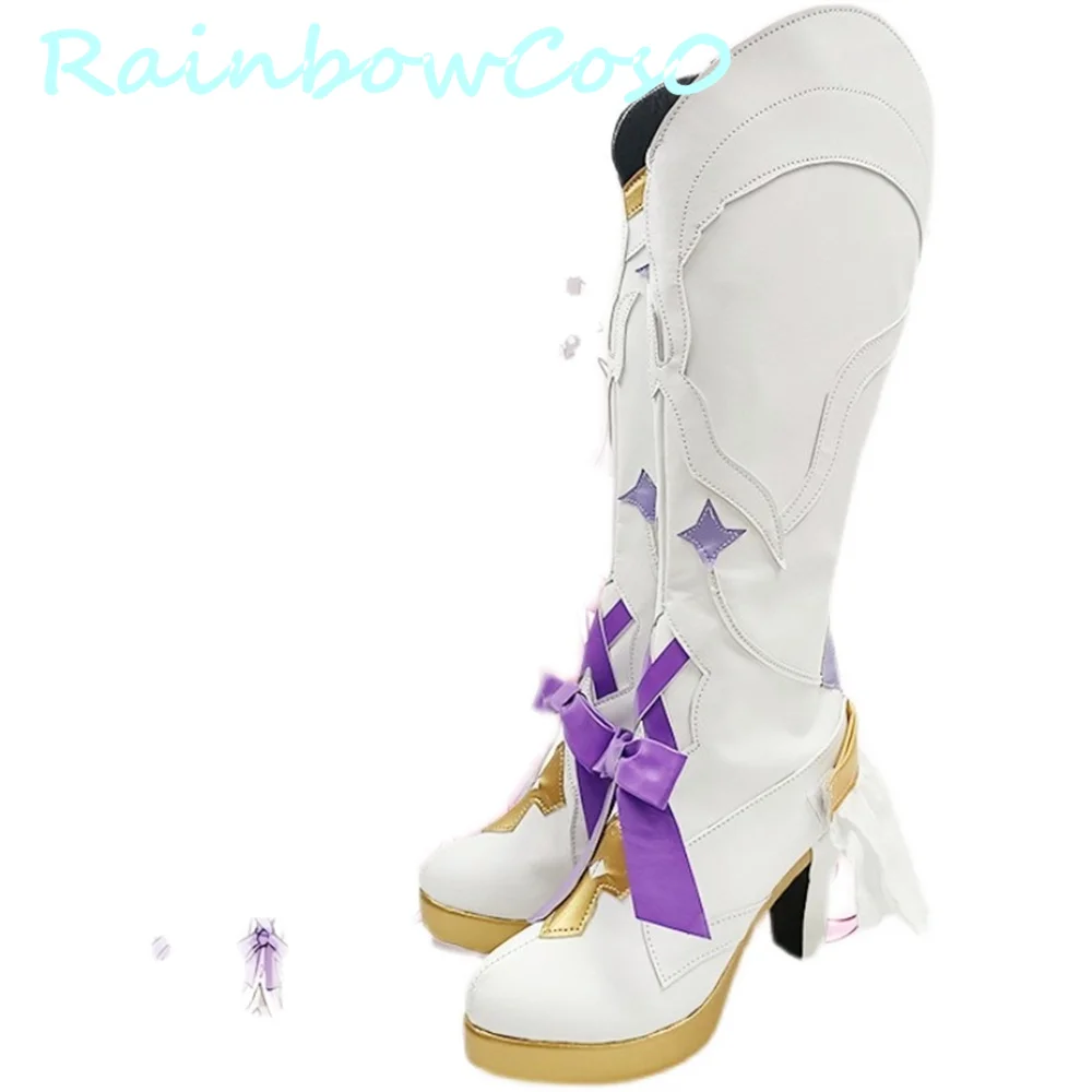 Elysia Cosplay Shoes, Botas do Jogo, Anime, Festa de Carnaval, Dia das Bruxas, Natal, Honkai Impact 3, W3050