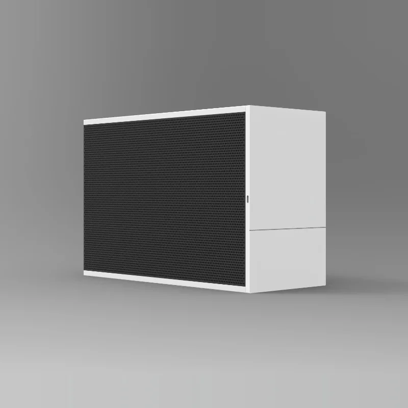 2025new T1 chassis 9-liter aluminum alloy CNC ITX A4 back-to-back air-cooled chassis