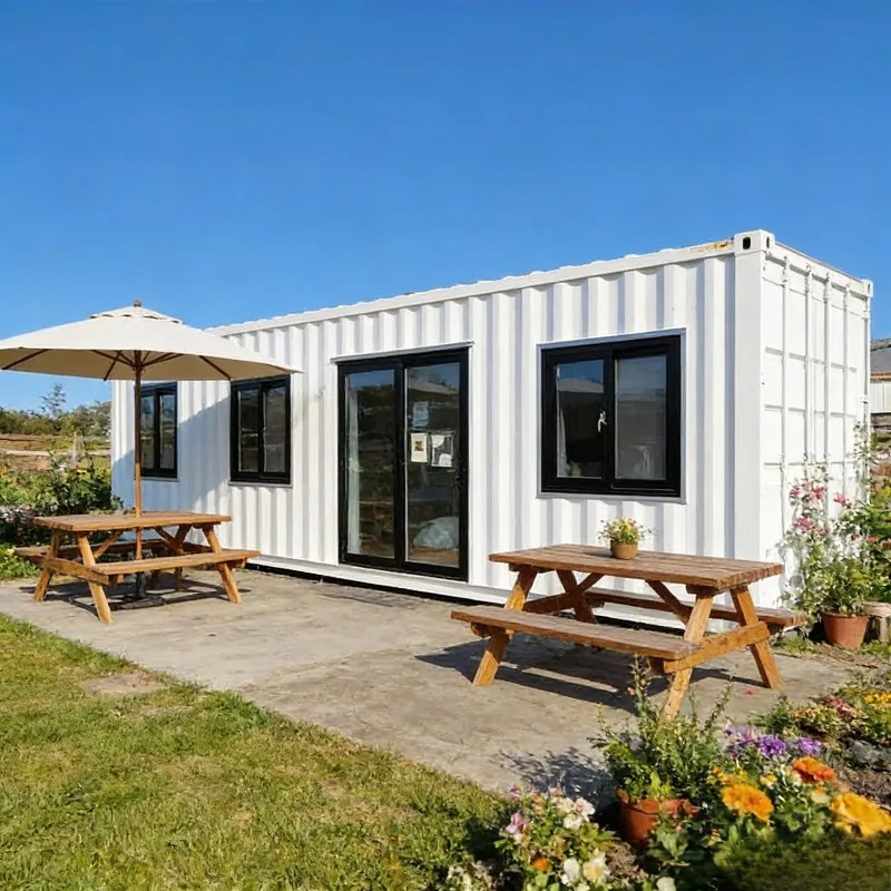 Cheap Price Double Wings Rooms Folding 20Ft 40 Feet Living Expandable Container House for Sale