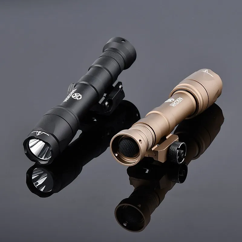 WADSN SF M300 M600 M300A M600C Military Tactical Flashlight AR15 Rifle Weapon Light Fit 20mm Rail Hunting Airsoft Accessories