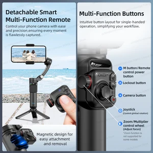 Handheld de 3 ejes Gimbal Soporte de teléfono Anti Shake Video Record con estabilizador de trípode de selfie para Xiaomi iPhone Smartphone Smartphone 7 mejores ventas yingtai teléfono - №7
