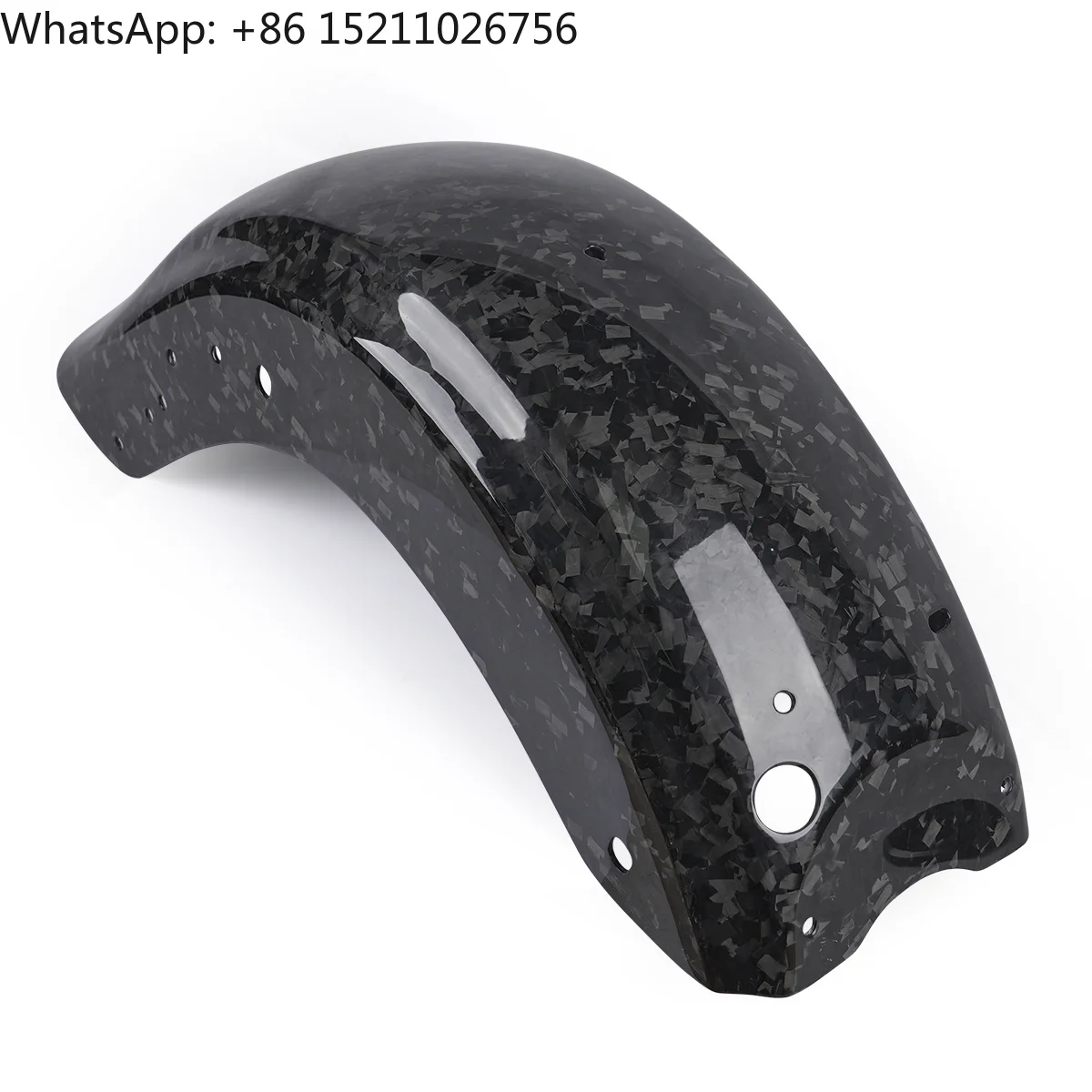 for Forged Glossy Carbon Fiber Motorcycle Rear Fender Fit for Harley Touring 2014-2023 CVO Road Glide Street Glide