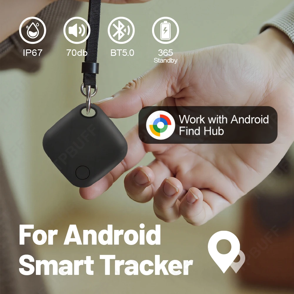 Google Trova il mio localizzatore GPS Android Smart ActivityTrackers Dispositivi indossabili Dispositivo anti-smarrimento per etichetta GPS per elettronica intelligente per gatti