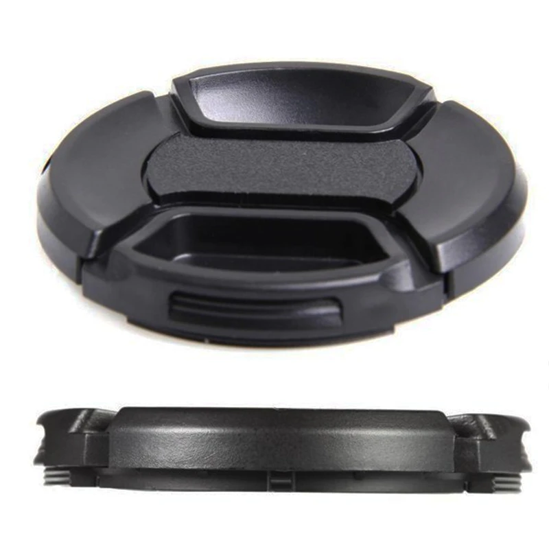 40.5mm / 49mm / 82mm Center Pinch Camera Lens Cap for Canon(Black)