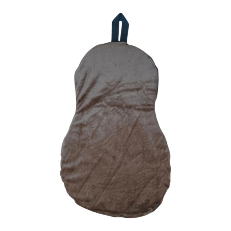 P9FC Brown Horse Cover with Flexible Fabric Construction, Shaped Seat-Top Coverage, and Fasteners Positioned Toward Front