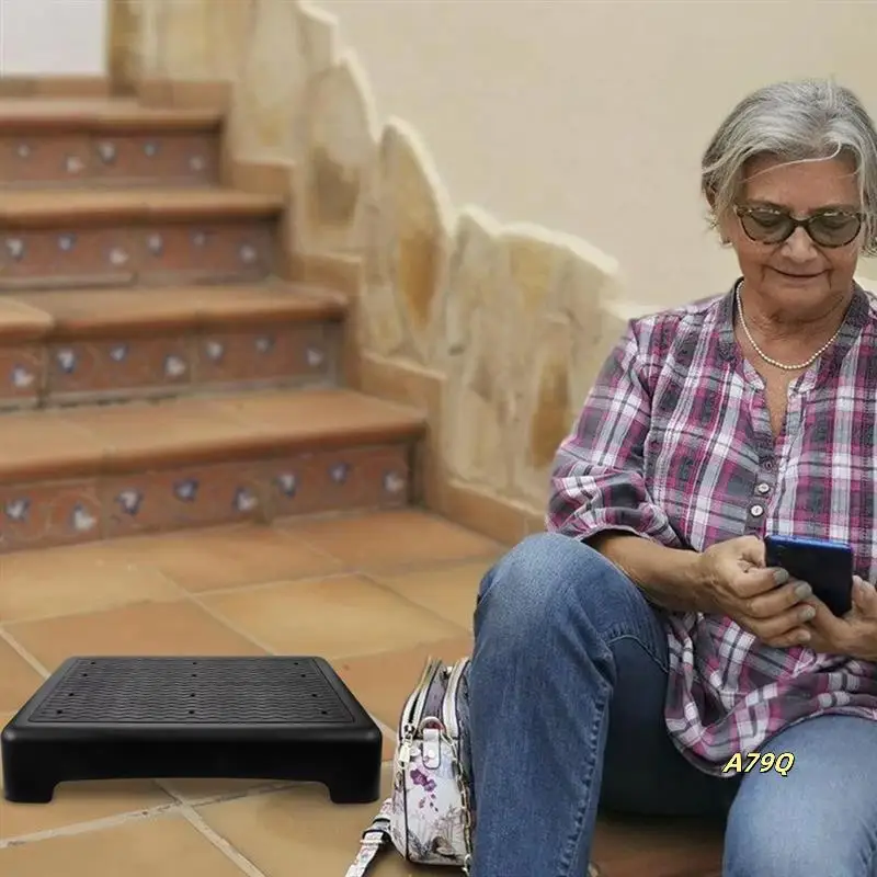 

Противоскользящий табурет-ступенька для пожилых людей, многоразовый, как стул для душа, офисная подставка для ног, под столом