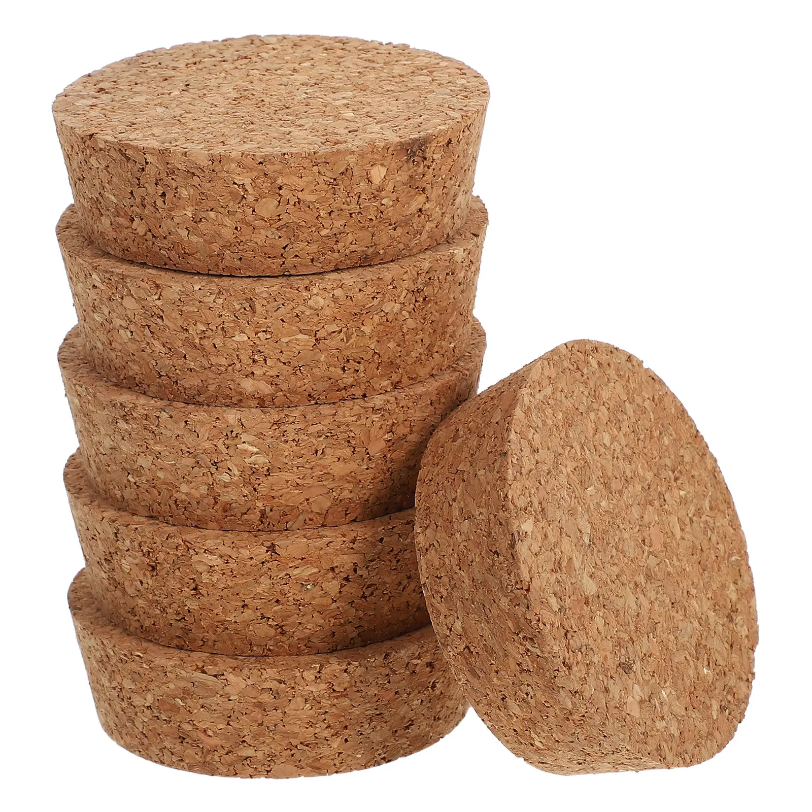 6Pcs Cork Lid Replacements for Glass Terrarium Planters 64.5x20x58mm Tight Seal Water Evaporation Prevention Succulent Planter