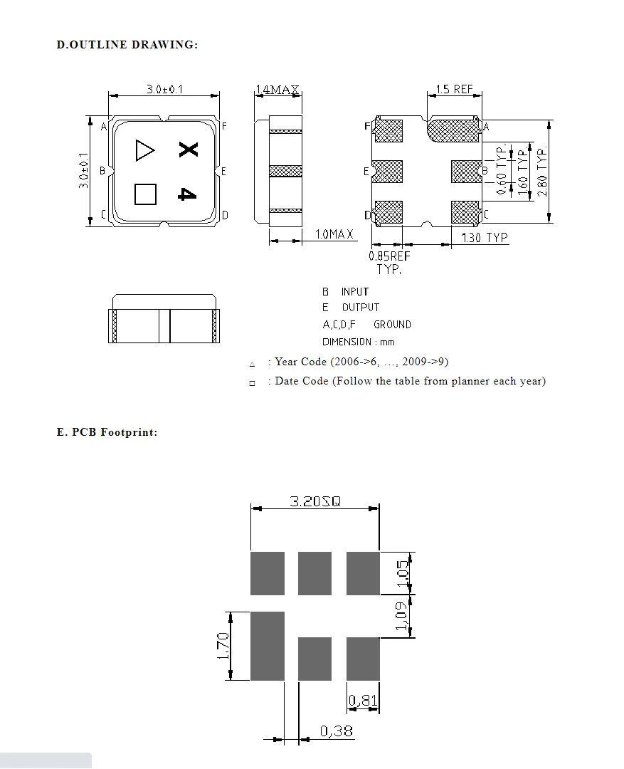 (10PCS) TA0563A  code X4 brand new genuine  906MHz packaged SMD SAW filter in stock
