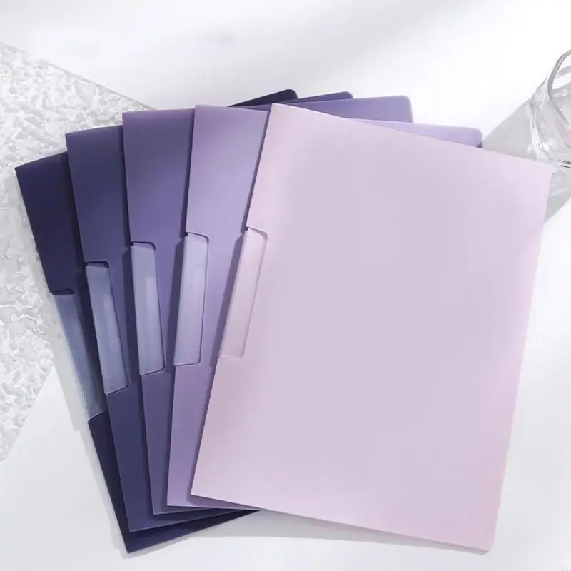 Y5LB 5Pcs File Paper Sleeve Letter Size Folder 14.6x9In Document Folder Hold 30 Sheet