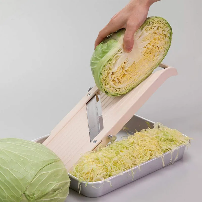 

Multifunctional Creative Flat Japanese-Taiwan Style Vegetable Chopper - Household Kitchen Grater for Shredding Vegetable