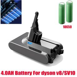 21.6V 4000mah/6000mAh wymienna bateria dla Dyson V8 absolutny odkurzacz ręczny dla Dyson V8 SV10 baterii 18650