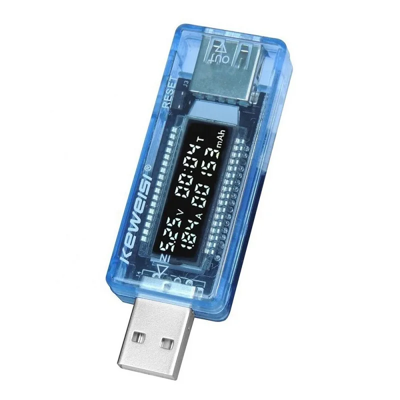 3 in 1 USB Tester Current Voltage Indicator Electric Ammeter Power Meter Charge DC Digital Multimeter Voltmeter Wattmeter