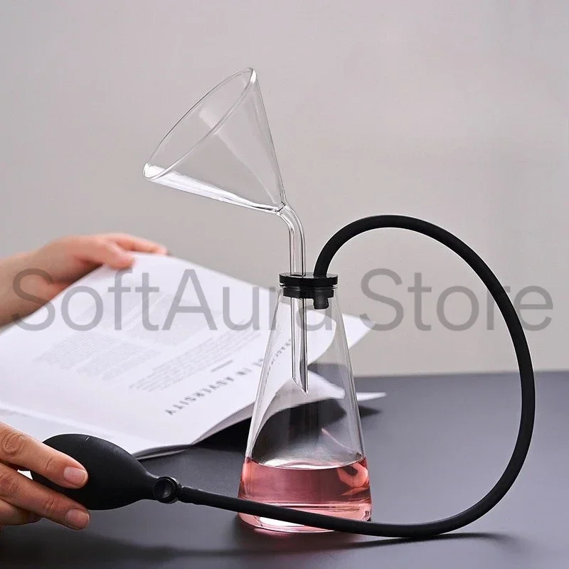 Glass Scent Diffuser Bottle SPA Aroma Funnel Scent Inhaler Essential Oil Coffee Bean Fragrance Tester Vial