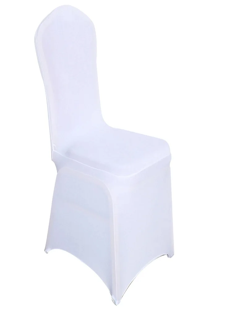 1 Pcs Wedding Full Package Chair Cover Wedding Banquet Thin Seat Cover Elastic Universal One Piece Chair Cover Party Supplies