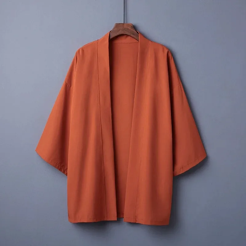 кимоно женское Summer Beach Kimono Casual Thin Coat Tops Sunscreen Coat Loose Japanese Kimono Women Men Harajuku Streetwear