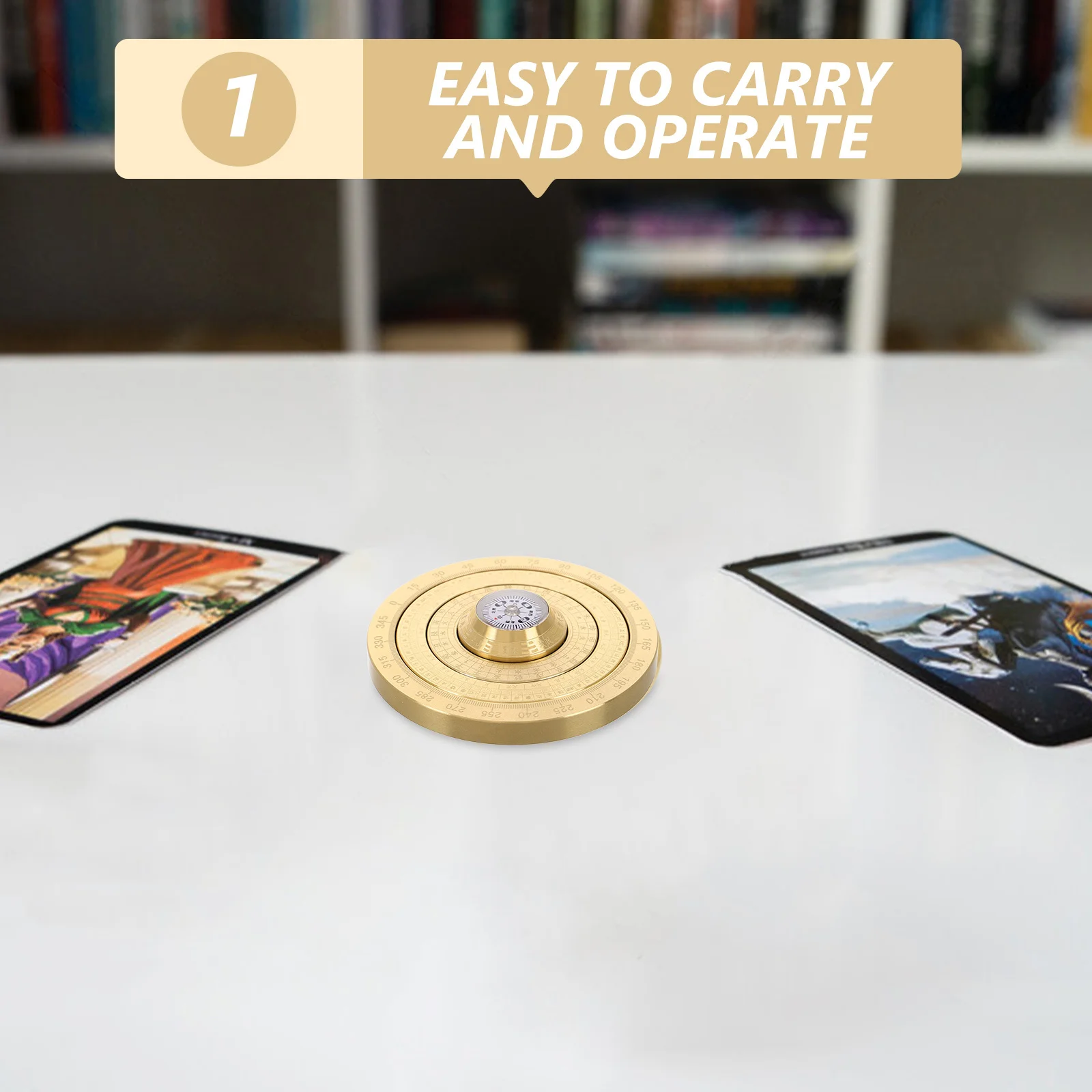 

Медный мини-трарадиционный компас Багуа портативный вращающийся декор фэн-шуй древний китайский сковорода Ло традиционный орнамент