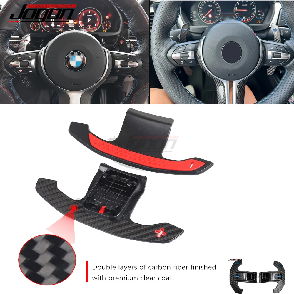 

JOGON Paddle Shifter For BMW X3 X4 X5 X6 X7 G01 G02 G05 G06 X3M F97 X4M F87 M5 F90 Steering Wheel Extension 2pcs