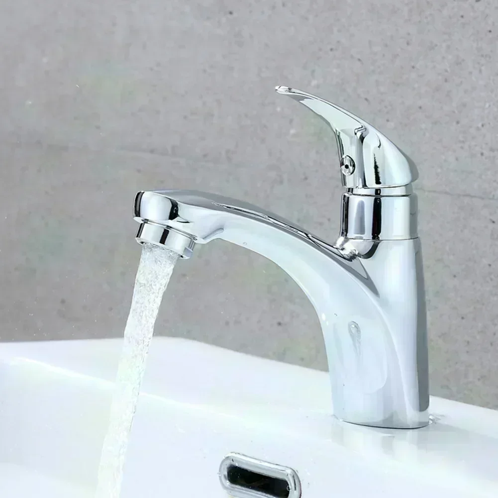 Sink Tap Faucet Bathroom Counter Bathroom Faucet Chrome Tap Single Cold Sink Faucet Water Sink Basin Faucet