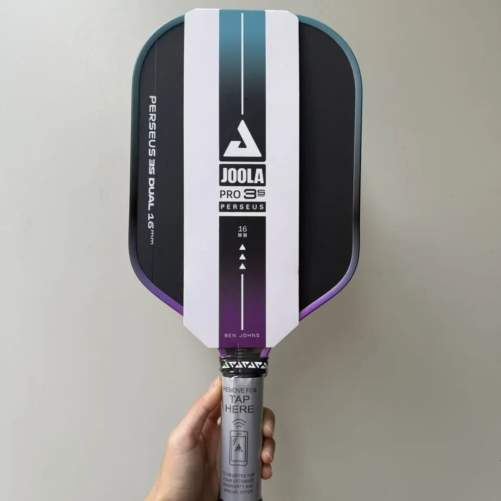 JOOLA 2025 جديد 3S Perseus المزدوج Pickleball المجاذيف 16 مللي متر الحرارية T700 ألياف الكربون مضارب كرة البيسبول يزيد من الدوران والطاقة #3